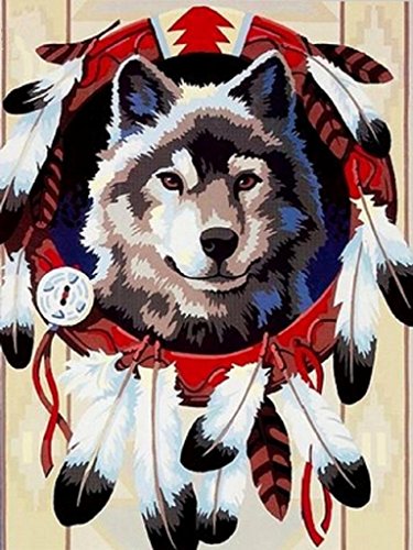 Wolf Paint By Numbers Kits Absolutely Beautiful PBN Kits of Wolves In ...