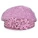 Vbiger Women's Winter Beanie Berets Hat (Purple)