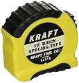 Mason's Brick Spacing Tape Measure 16'