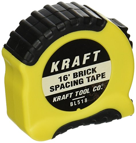 Mason's Brick Spacing Tape Measure 16'