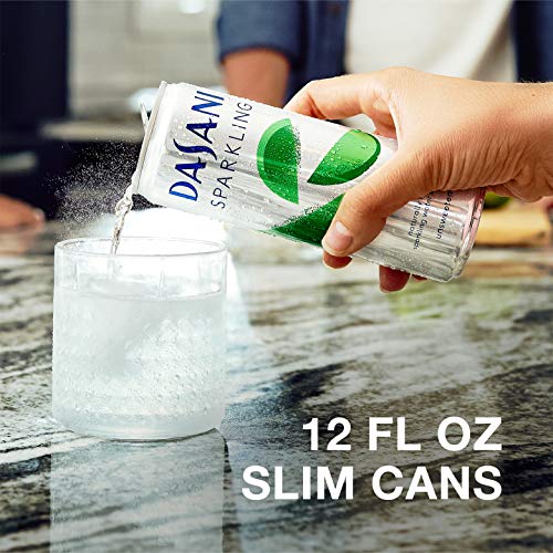 DASANI Sparkling Water Lime Zero Calories, 12 fl oz, 8 Pack
