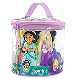 Disney Parks Princess Squeeze 5 Pc. Tub Bath Pool Toys Rapunzel Mulan Jasmine Tiana Tinkerbell