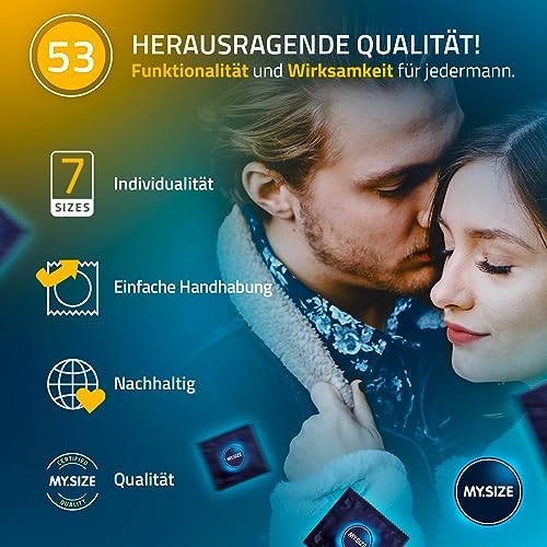 Classic Kondome 53 mm, Größe 4 | 10 Stück Standardpackung | gefühlsecht hauchzart | 0,07 mm Wandstärke