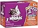 WHISKAS TENDER BITES Favorite Selections Variety Pack Wet Cat Food Pouches 3 Ounces (Pack of 48)