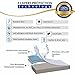 Crib Mattress Protector Pad 2/pack ORGANIC BAMBOO All-IN-ONE crib sheets / protector by Green Comfy Baby WATERPROOF fitted sheet crib pad cover 11