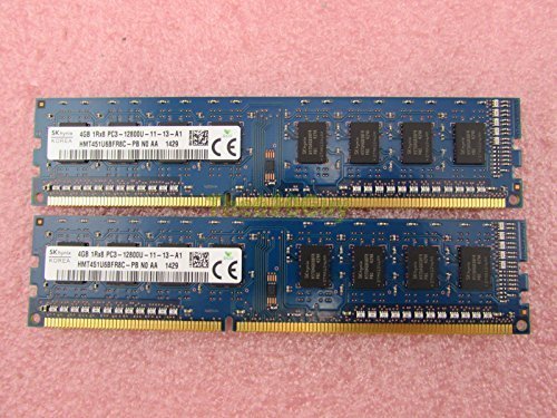 Hynix HMT451U6BFR8C-PB 8GB 2 x 4GB PC3-12800U DDR3 1600 CL11 Desktop Memory Kit