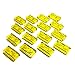 Lego Parts: Plates "1 x 2 Studs" (Service Pack 3023 - 16 Transparent Yellow)