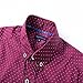 SUCFORST Men's Premium Casual Printed Slim Fit Inner Contrast Dress Shirts