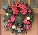 The Wreath Depot Easton Christmas Wreath 24 Inch, Elegant Designer Holiday Door Wreath, Designed in USA, White Gift Box Included