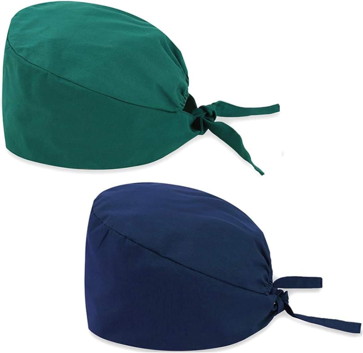 Dwcom Women's 4pack/2pack Cotton Sweatband, Doctor Surgical Scrub Cap