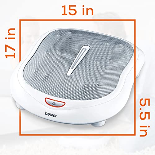 Beurer Foot Massager with Heat Foot Massager Machine with 18 Rotating Massage Balls Shiatsu