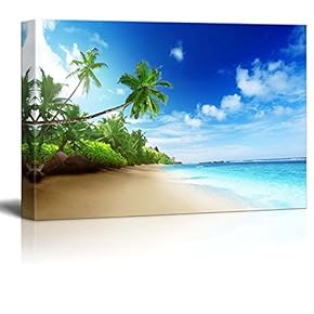 Beautiful Landscape Beach in Sunset Time on Mahe...