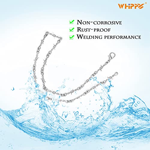 Punk Thorns Necklace Gothic Barbed Wire Chain Hiphop Rock Jewelry for Men Boys Women