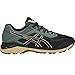 ASICS Mens GT-2000 6 Trail Sneaker, Black/Black/Dark Forest, Size 12