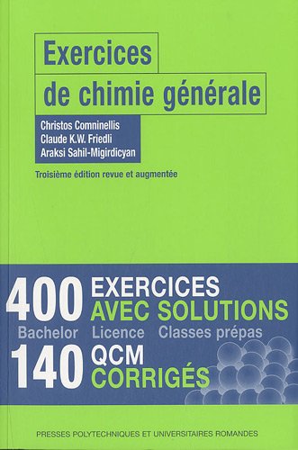 Exercices de chimie générale Exercices de chimie générale
