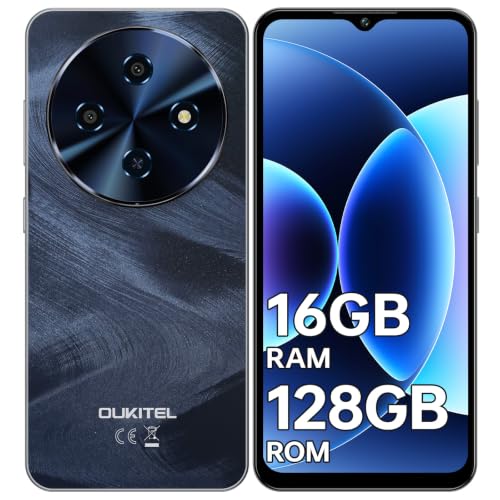 OUKITEL C5 Smartphone Offerta, 16GB+128GB/1TB, 6.52" Telefono Cellulare | 5000mAh Cellulare in Offerta, 13MP+5MP Telefoni, Smartphone 4G Dual SIM/Face ID/GPS/OTG/3.5mm Jack