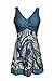 NoNoCat One Piece Shaping body Floral Swimwear Plus Size Bathing suit for Women Green 2XL(US 18W- 20W)