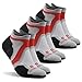 Athletic Running Socks, ZEALWOOD Unisex Merino Wool No Show Antibacterial Running Socks,1/3 Pairs