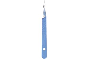 SWANN-MORTON Swann Morton #11P Disposable Surgical Scalpel with Blade - Professional Grade Tools for Surgeons & Dentists, Sterile - Individually Packed, Box of 10