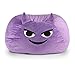 GoMoji Emoji Mischief bean bag chair, 28 x 28, purple