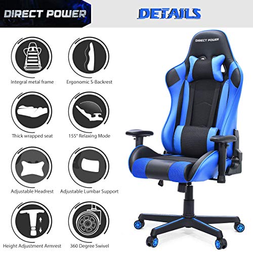 HEAO Gaming Chair 400 lbs Big and Tall Wide Office Chairs, Computer