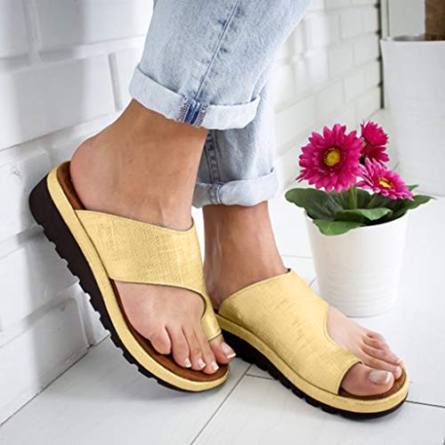 2019 New Women Comfy Platform Toe Ring Wedge Sandals Shoes Summer Beach Travel Shoes Comfortable Flip Flop Shoes