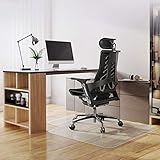 Chair-Mat-with-Lip, Desk-Chair-Mat, Floor-Chair-Mat, YOUKADA Heavy Duty Chair Mat, Desk Mat with Lip for Hard Floors, 86 x 10