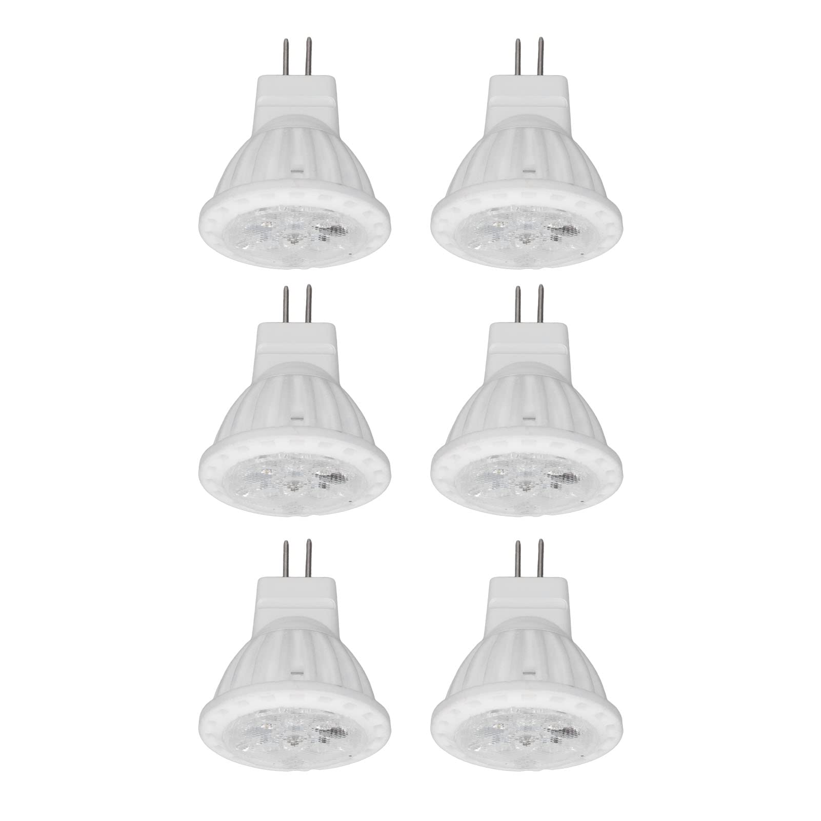 CHICIRIS MR11 LED Bulbs, Dimmable 4W 360lm Bright White, GU4 Base LED Replacement for Accent Landscape Recessed Lighting