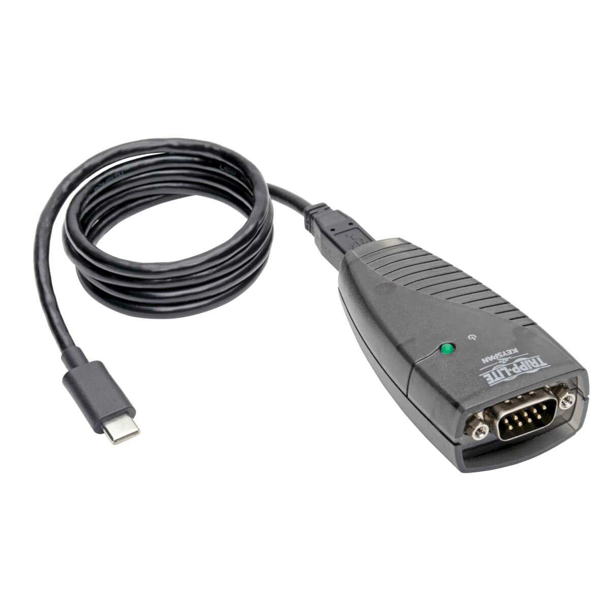 Tripp Lite Keyspan High Speed USB C to Serial Adapter DB9 Cable (M/M), 0.91 m (USA-19HS-C)