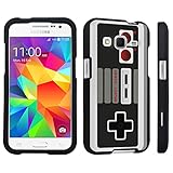DuroCase ® Samsung Galaxy Prevail LTE / Galaxy Core Prime SM-G360P Hard Case Black - (Game Controller)