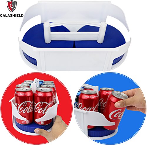 Galashield Soda Can Holder Dispenser and Organizer for Refrigerator and Cabinet - Thumbnail 2