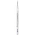 triangle Barbecue Tweezers - 5.9 in. (15 cm) - Stainless Steel Straight Culinary Tweezers for Precise Grilling, Plating & Serving - Dishwasher Safe