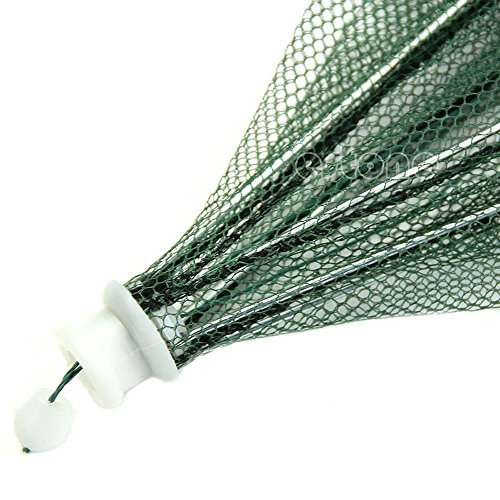 OVERMAL Portable Foldable 4/6/8/10/12/16/20 Holes Automatic Fishing Net Shrimp Cage Nylon Foldable Crab Fish Trap Cast Net Cast Folding Fishing Network (4Holes/72cm)