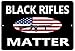 Rogue River Tactical Funny Pro 2nd Gun Metal Tin Sign Wall Decor Man Cave Bar Black Rifles Matter