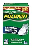 Polident Overnight Denture Cleanser, 84 Count
