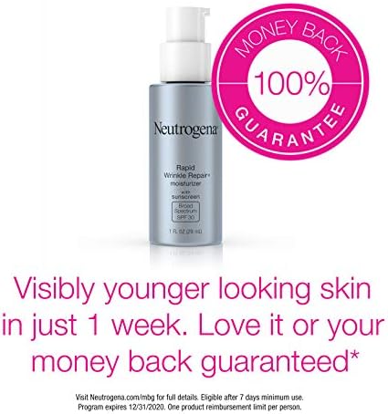neutrogena rapid wrinkle repair daily face moisturizer with spf 30
