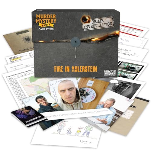 Murder Mystery Party Case Files: Fire in Adlerstein for 1 or More Players Ages…