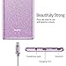 ESR Makeup Glitter Case Compatible for Samsung Galaxy Note 9, Glitter Sparkle Bling Case Protective Cover [Three Layer][Supports Wireless Charging] for Galaxy Note 9 6.4 inch, Purple(Released in 2018)