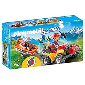 PLAYMOBIL Quad de Rescate de Montaña (9130)