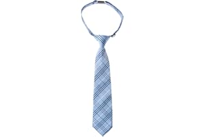 Retreez Tartan Plaid Styles Woven Microfiber Pre-tied Boy's Tie