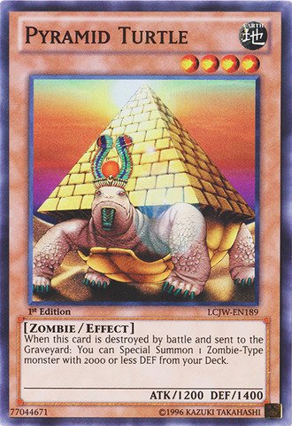 Yu-Gi-Oh! - Pyramid Turtle (LCJW-EN189) - Legendary Collection 4: Joey's World - 1st Edition - Super Rare