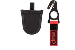 haihong Harnesses Kite Hook Safety-Knives Paragliding Skydiving with Pocket 2020 Red/Black sk16