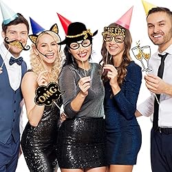 36 Pieces Birthday Photo Booth Prop Happy Birthday