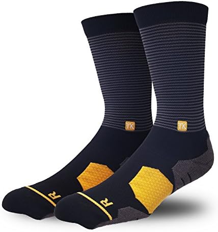 Men's Athletic Sock Performance Outdoor Sports Hiking Trekking Crew Socks 2 pairs