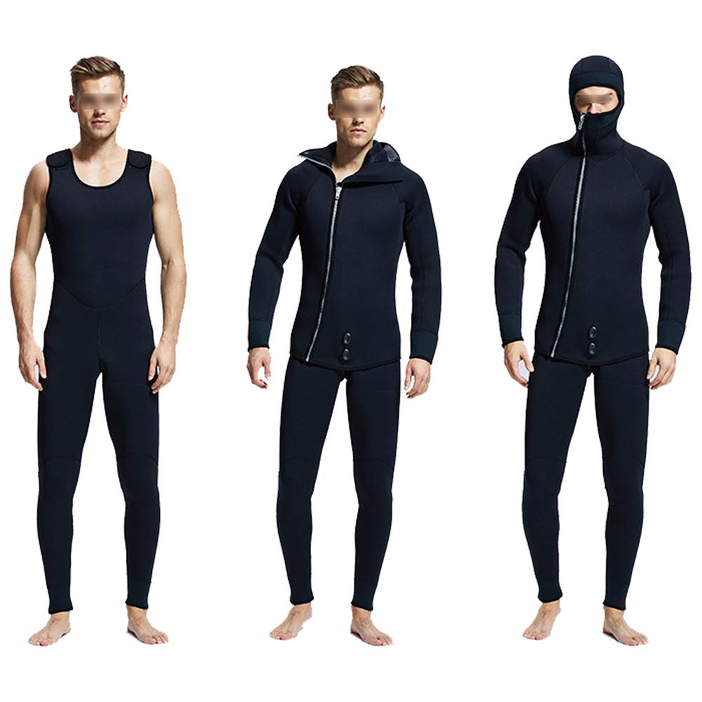 Huofeike Wetsuitmens 5mm Neoprene Two Piece #triathlon #wetsuit #for #cold #water Huofeike Wetsuitmens 5mm Neoprene Two Piece