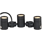 ET2 Lighting E42313-BK Tree Hugger - 5W 3 LED Outdoor Pathway Light-3 Inch Tall and 11.5 Inch Wide