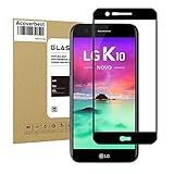 LG K20 Plus Screen Protector,Acoverbest Galaxy S7 Tempered Glass [Full Coverage] [Anti-Scratch][Anti-Bubble]Glass Screen Protector for LG K20 V / K20V (Verizon) / LG Harmony / LG V5 / LG K10 2017