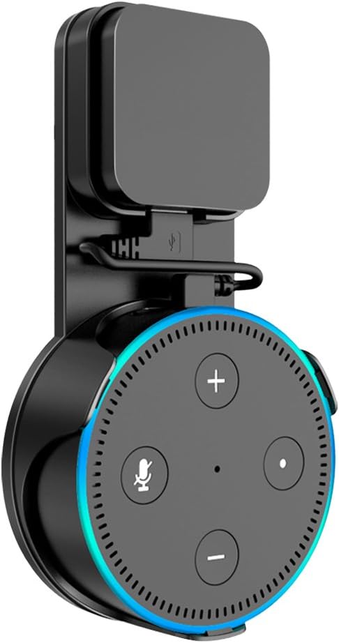Cozycase Dot (2nd Generation) Socket Wall Mount Speaker Hanger for Smart Home(Black)