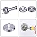EBOOT 6 Pieces Stainless Steel Wall Mount Robe Coat Hook Towel Wall Hook (3 Inch, Silver)
