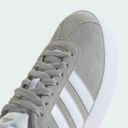 Donna Vl Court 3.0 Shoes, Grey Two / Cloud White / Silver Metallic, 44 EU